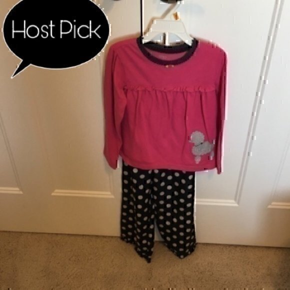 Carter's Other - Carter’s girls 5T poodle pajama set